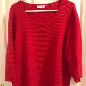 Women’s red top